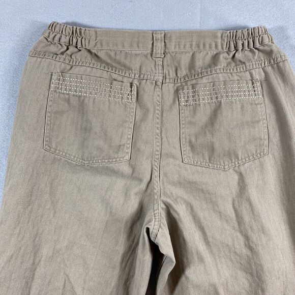 CJ Banks Pants Womens Plus 16W Brown Career Denim 100% Cotton - Picture 8 of 8